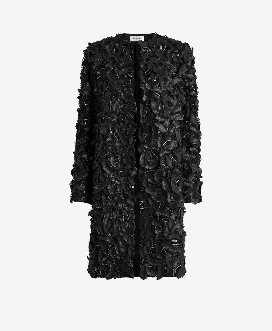 d*3様 François 1er PIERRE BALMAIN 黒 ロングコー Fall-Winter 2026 Made To Order